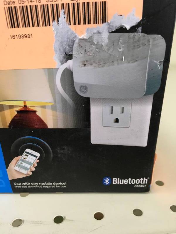 lot 94 image: GE Bluetooth Plug- In Smart Switch, Retail $15.99