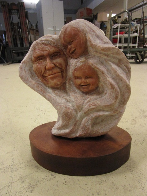 lot 107 image: ORIGINAL ALABASTER CARVING