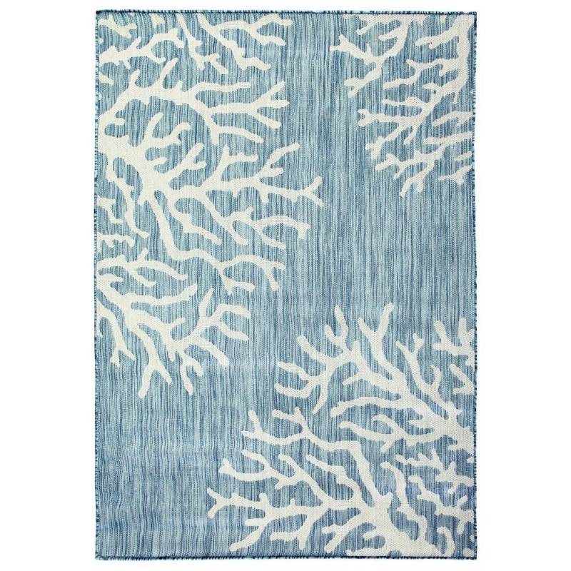 blue coral area rug