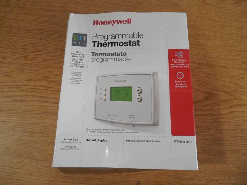 lot 59 image: Honeywell 5-1-1 Day Programmable Thermostat with Backlight