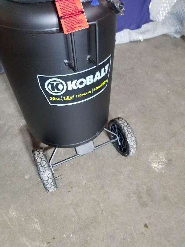 Kobalt 20 Gal. Air Compressor