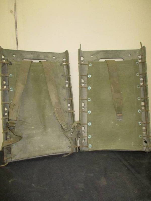 lot 140 image: 2 Military Seats