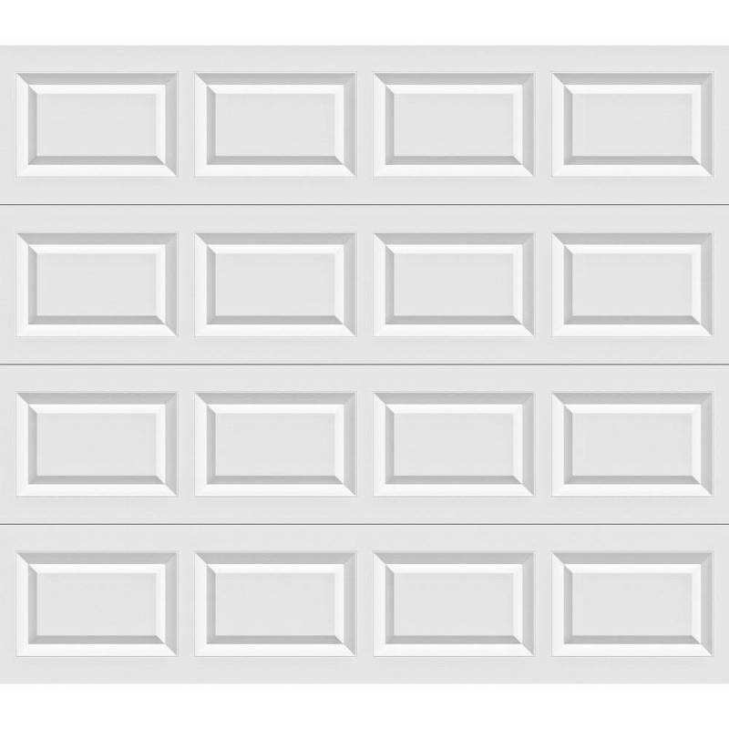 lot 31 image: Cloplay Value Plus Series 9 ft. x 7 ft. 6.3 R-Value Insulated White Garage Door, HDS