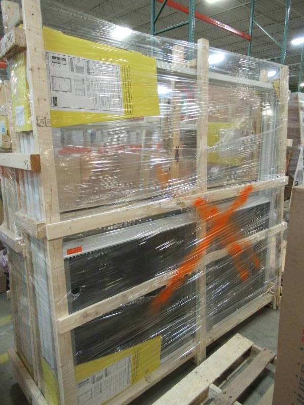 lot 50 image: Stanley Doors 72 in. x 80 in. Double Sliding Patio Door Clear Low-E, 600001