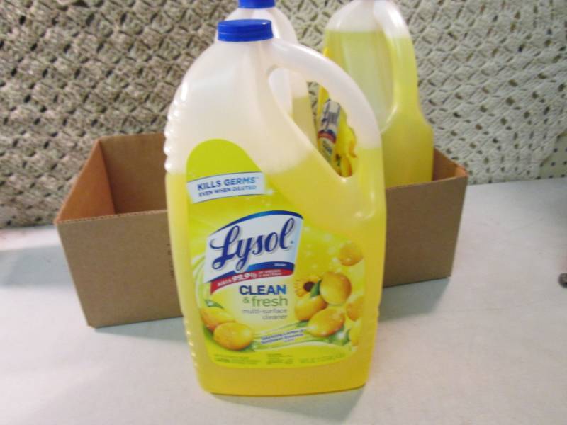 3 Large Bottles of Lysol Multi Surf...