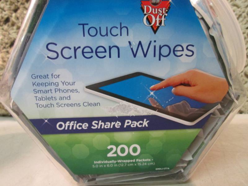 Container of 200 Dust Off Touch Scr...