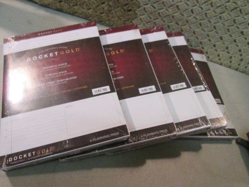 5 4-Packs of Docket Gold Planning P...