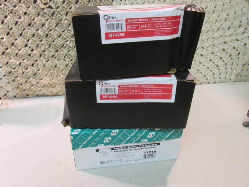 1000 Misc #10 Business Size Envelop...