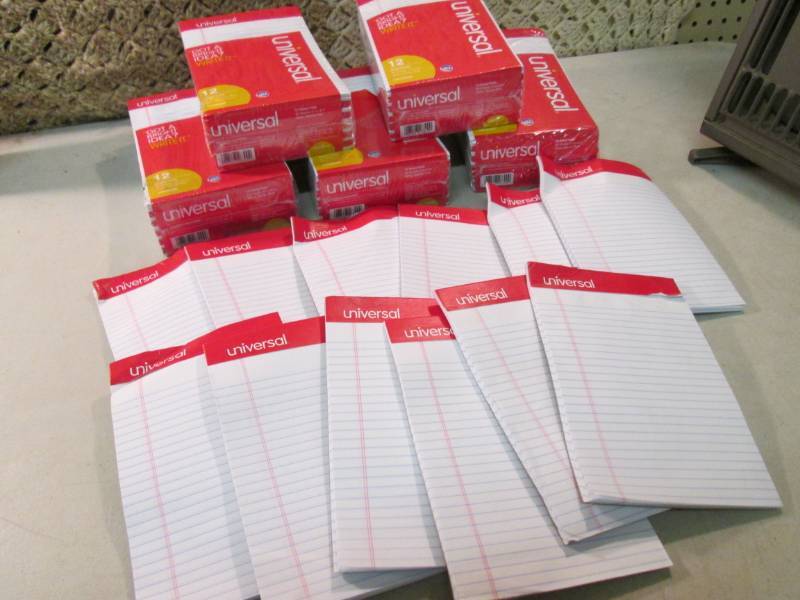 72 Universal 5 x 8 Ruled Pads  CS...
