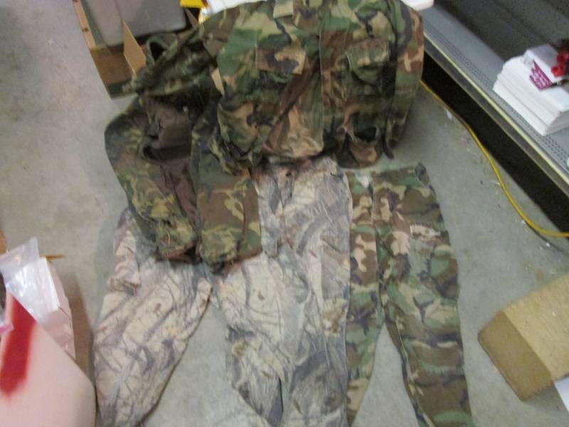 Lot of Misc Camo Cothing 2 Jackets ...