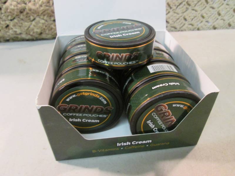 Box of 10 Grinds Irish Cream Coffee...