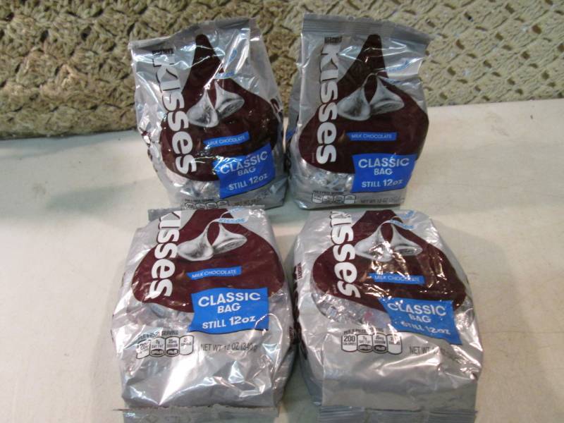 4 Bags of Hersheys Kisses Best by J...