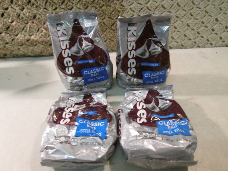 4 Bags of Hersheys Kisses Best by J...
