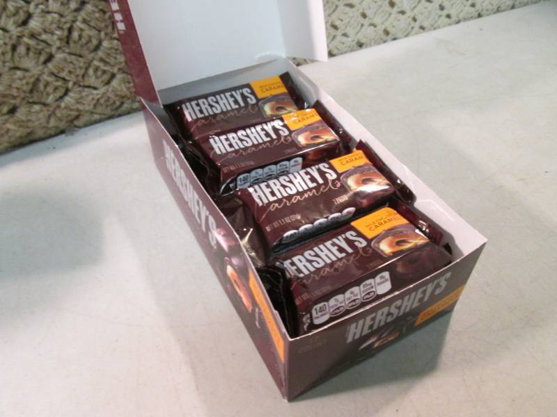 Box of 12 Hersheys Caramels Best by...