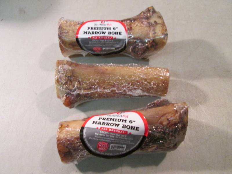 3 Premium 6 Marrow Bone Dog Chews ...