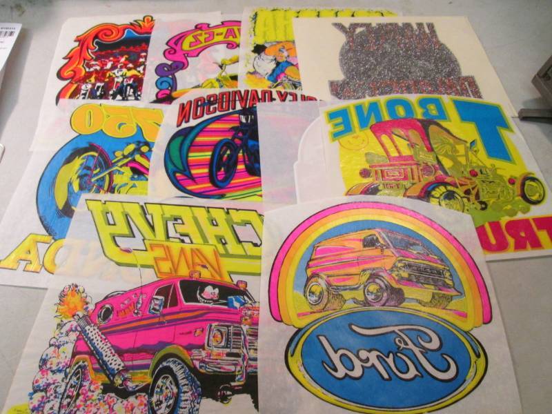 Lot of 10 Misc Heat Press Transfers...