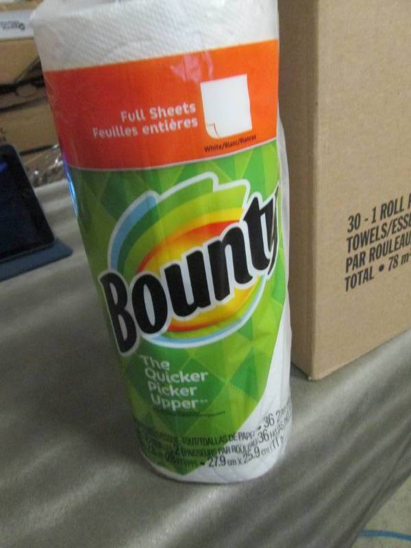 lot 5 image: 23 Rolls Bounty Full Sheet Paper To...