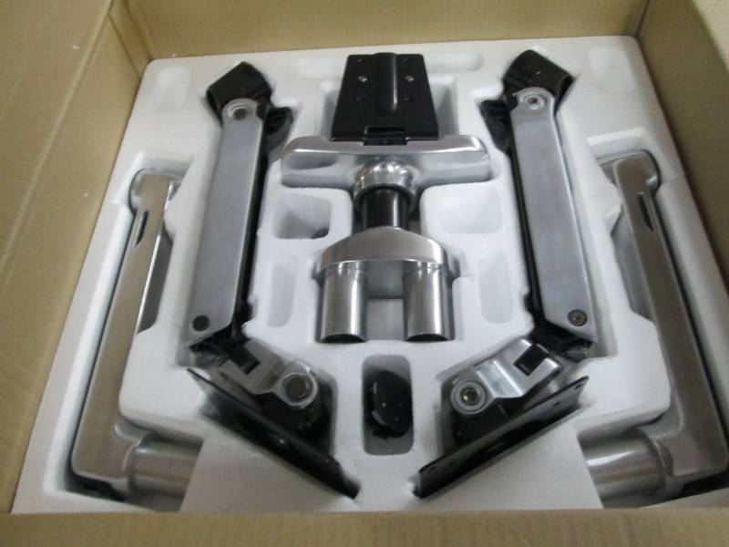 lot 6 image: Ergotron LX Side by Side Arm for Wo...