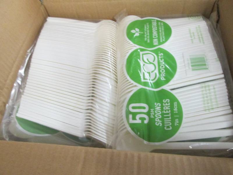 lot 7 image: EcoProducts Plant Starch Teaspoons ...