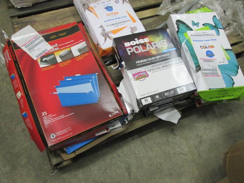 lot 12 image: 2 Boxes Hanging Legal Folders, 2 Re...