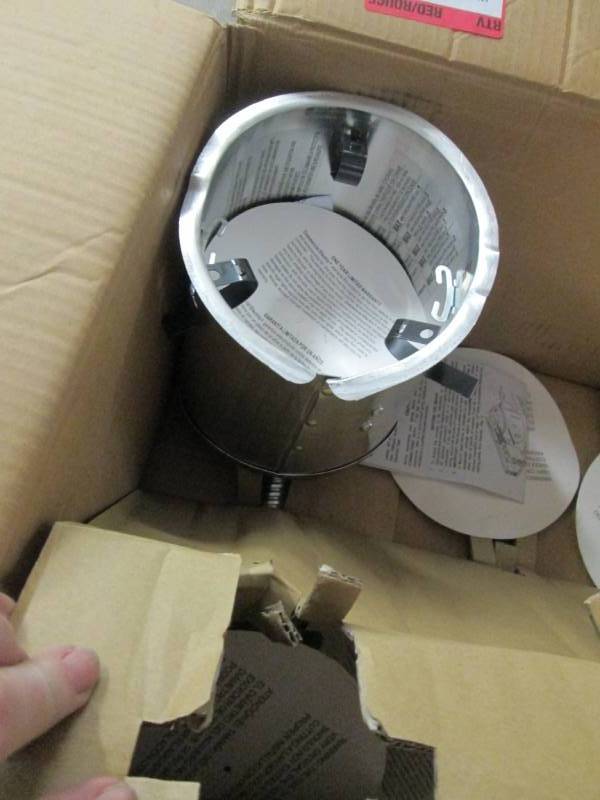 lot 57 image: Commercial Electric 6 inch Recessed...
