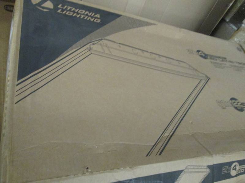 lot 60 image: Lithonia Lighting 2 ft. x 4 ft. Whi...