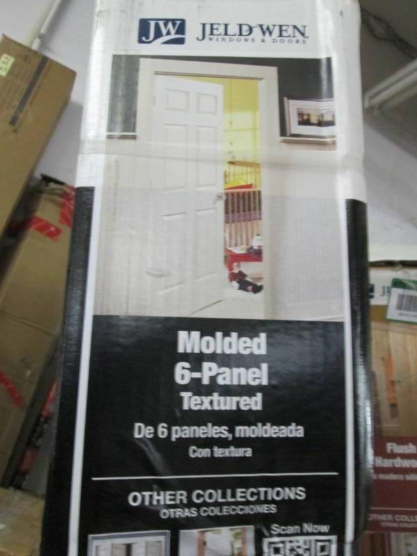 lot 84 image: Jeld-Wen 32x80 Molded 6 Panel Door ...