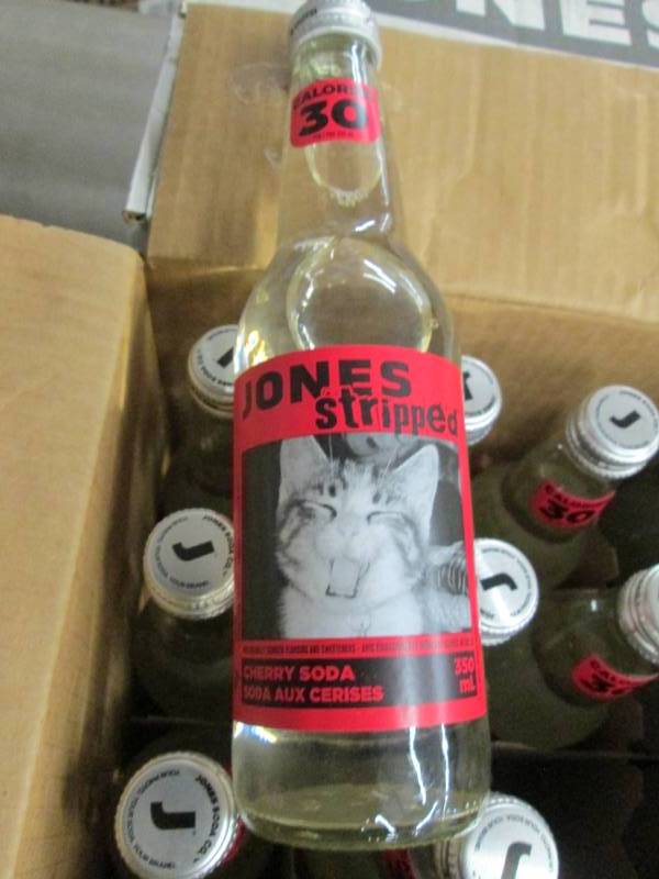 lot 100 image: 2 Cases of 12 Jones Stripped Cherry...