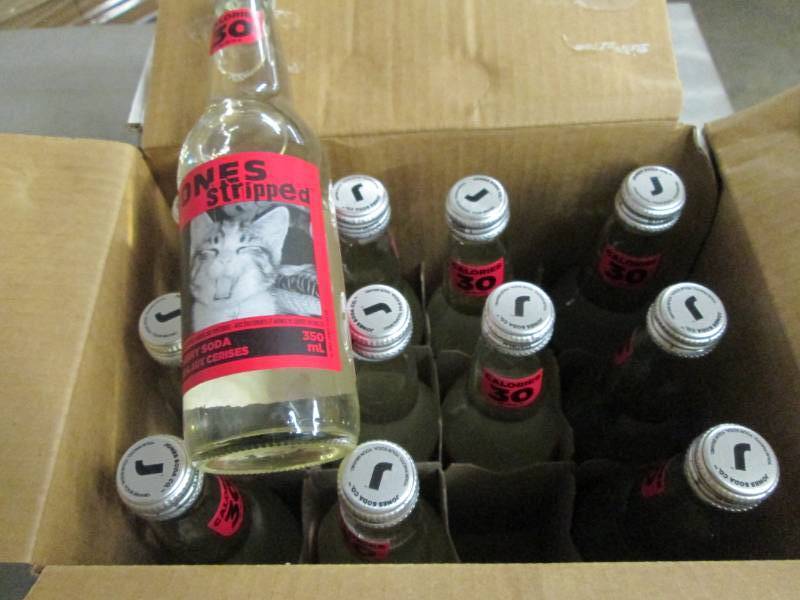 lot 105 image: 2 Cases of 12 Jones Stripped Cherry...