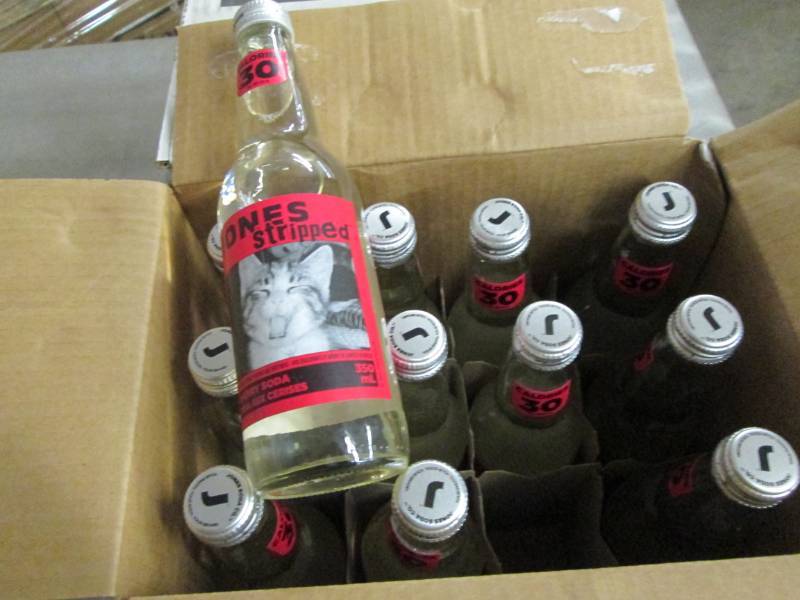lot 106 image: 2 Cases of 12 Jones Stripped Cherry...