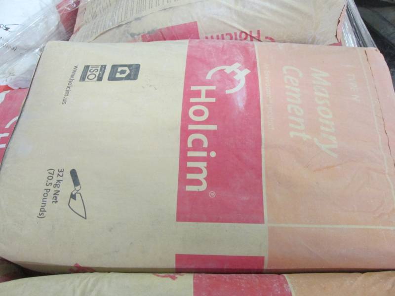 lot 111 image: 70.5 Bag of Holcim Masonry Cement...
