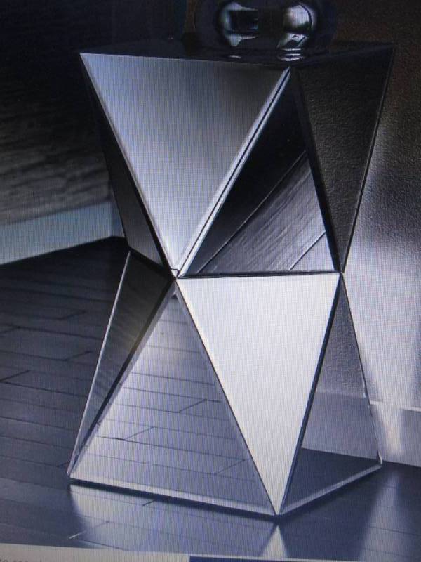 lot 203 image: Pablo Mirrored Stand open box Retai...