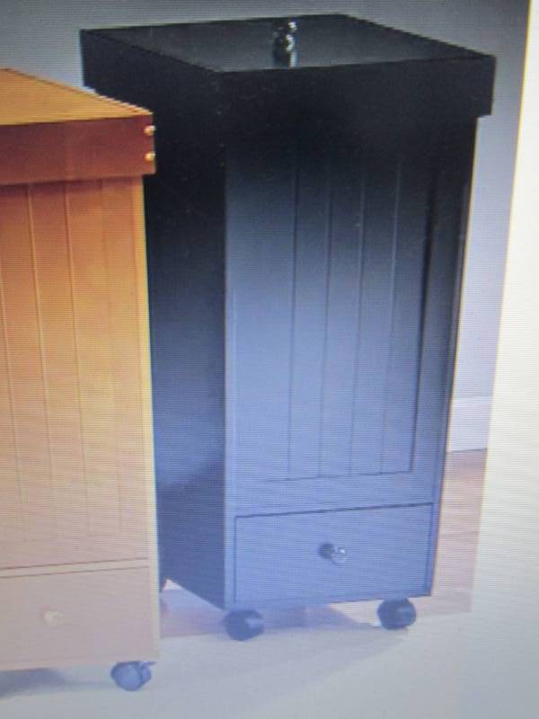 lot 213 image: Rolling Trash Bin open box Retail $...