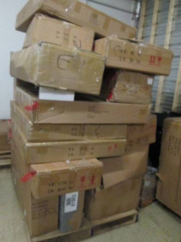 lot 238 image: Pallet of Furniture Damaged or Mis...