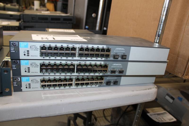 lot 81 image: HP ProCurve Network Switches