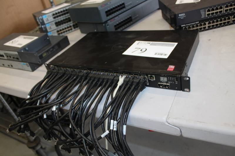 lot 79 image: Dell Rack-Mount E04W Managed 48-Port Network Switch