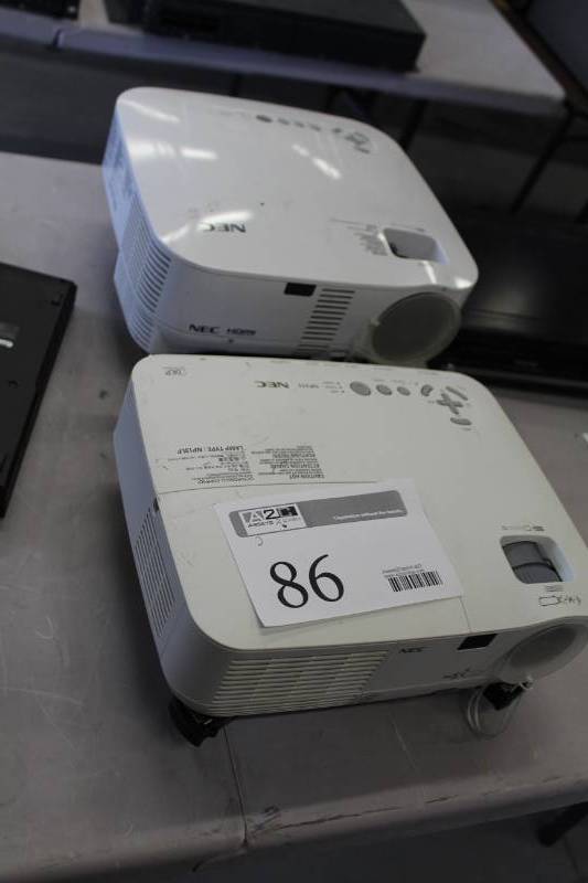 lot 86 image: NEC Video Projectors