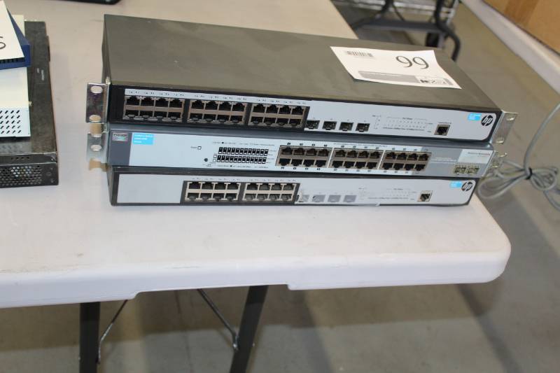 lot 66 image: HP 1920-24G Switch, ProCurve 1800-24G Switch, 1920-16G Switch