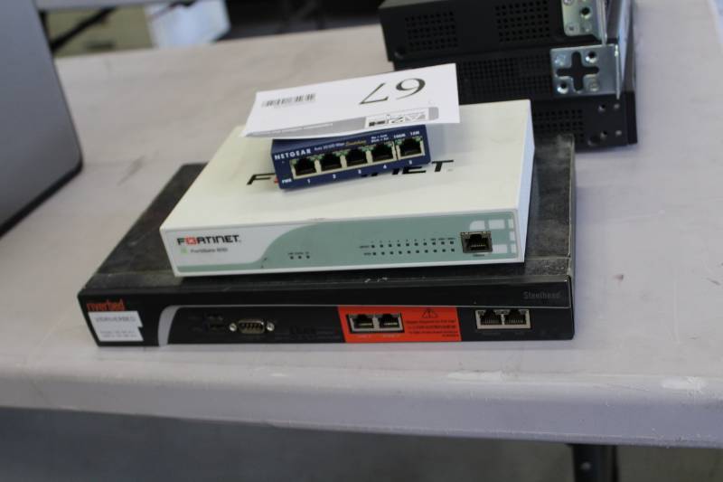 lot 67 image: Netgear,Fortinet,Riverbed
