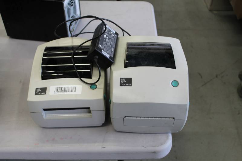 lot 64 image: Zebra LP2844,TLP2844 Thermal Label Printers