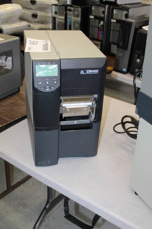 lot 58 image: Zebra ZM400 Thermal Label Printers