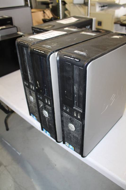 lot 113 image: Dell Computer Desktops