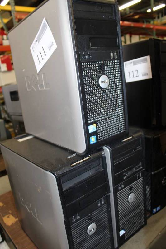 lot 111 image: Dell Computer Desktops