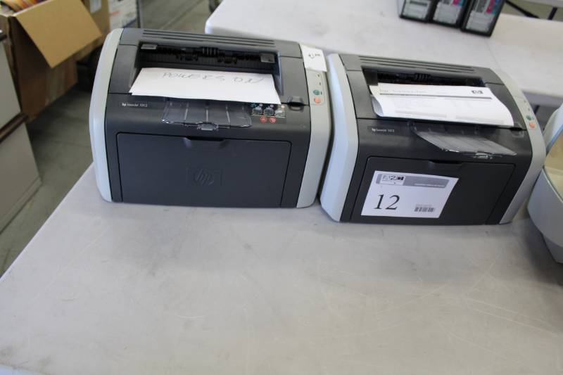 lot 12 image: HP LaserJet 1012 Printers