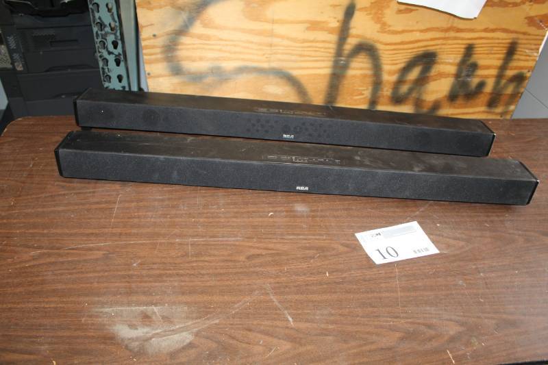 lot 10 image: RCA Home Theater Sound Bars