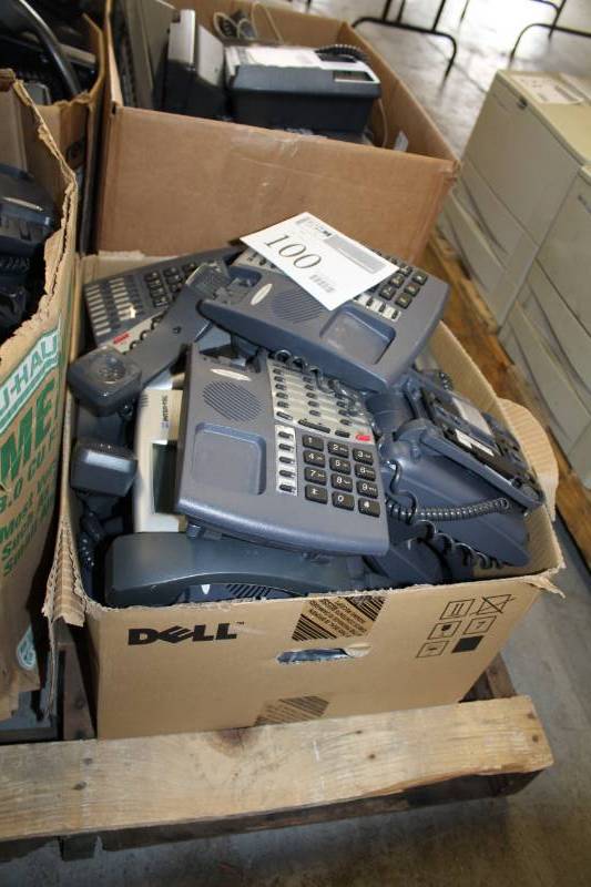 lot 100 image: Inter-tel Telephones