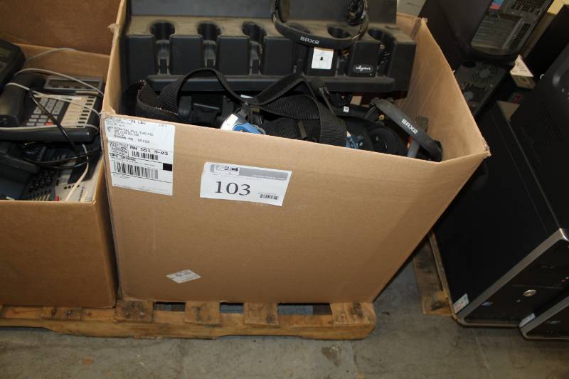 lot 103 image: Walkie Talkies, Chargers, Headsets, Accessories