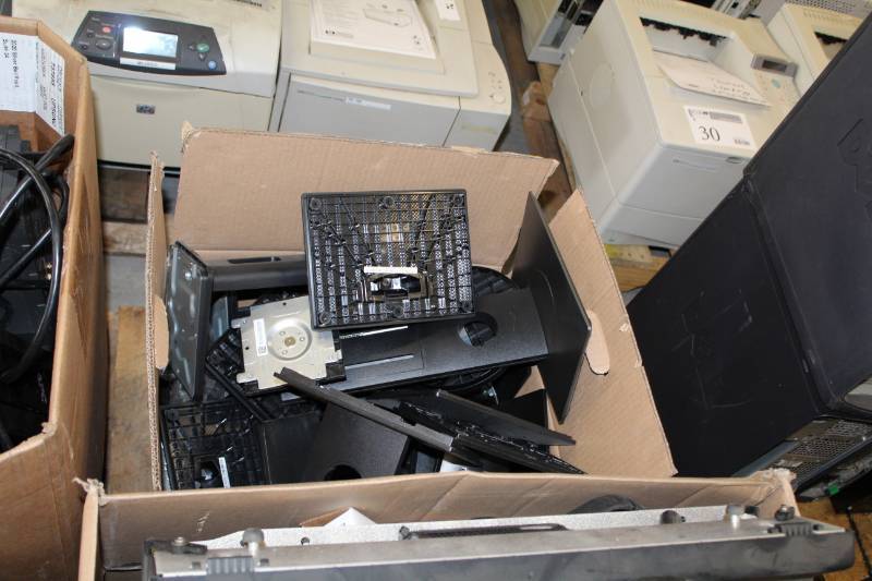 lot 122 image: Computer Monitor Bases