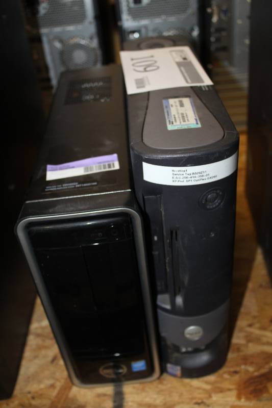 lot 109 image: Dell Computer Desktops