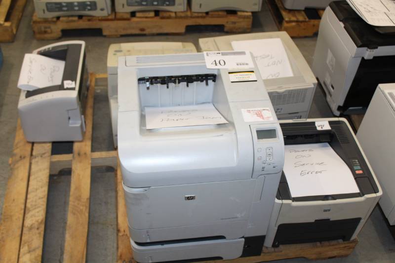 lot 40 image: HP, Brother Printers - HP LaserJet P4014n, HP LaserJet 1320, HP LaserJet 1022, Brother MFC-8500, HP LaserJet 2100